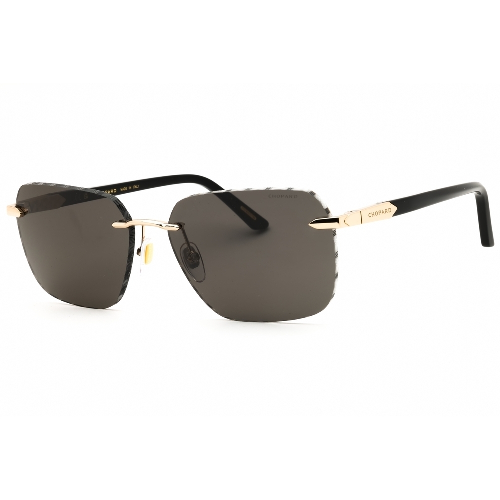 NWT Chopard SCHG62-300P Rose Gold Rectangle 61mm Sunglasses
